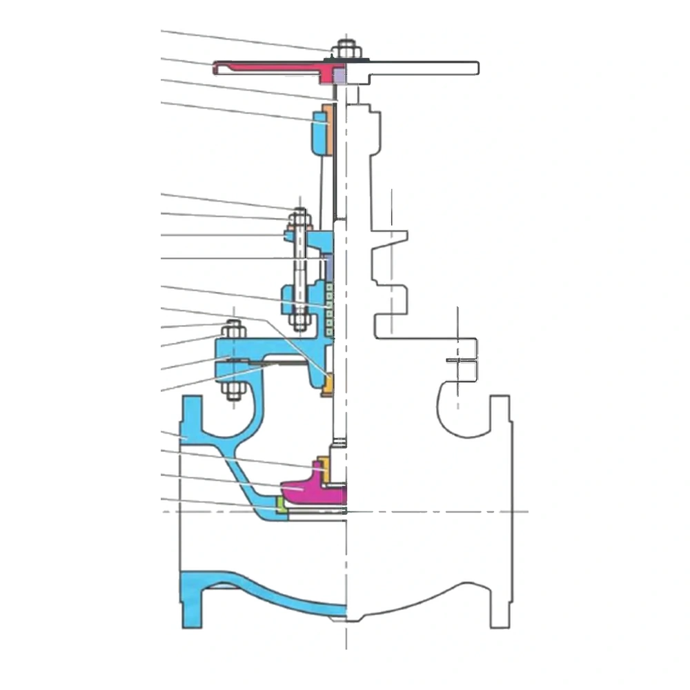 Cast steel globe valve