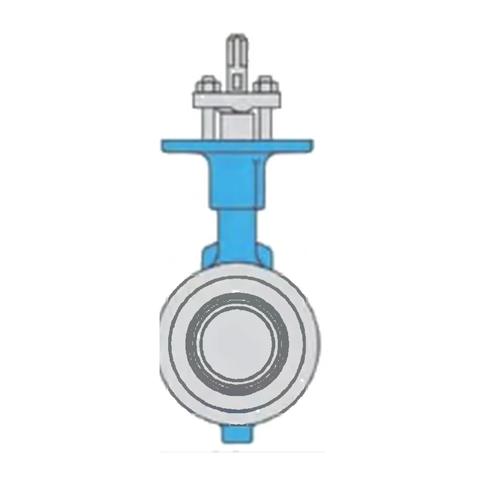Double-offset butterfly valve
